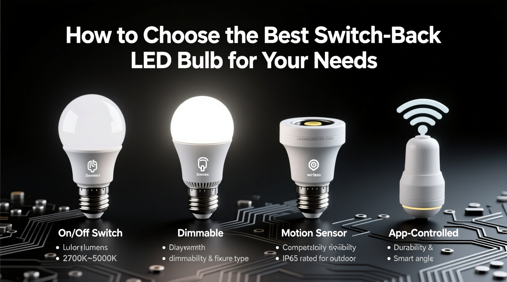 Switchable Led Lights How to Choose the Best Switch Back LED Bulb for Your Needs
