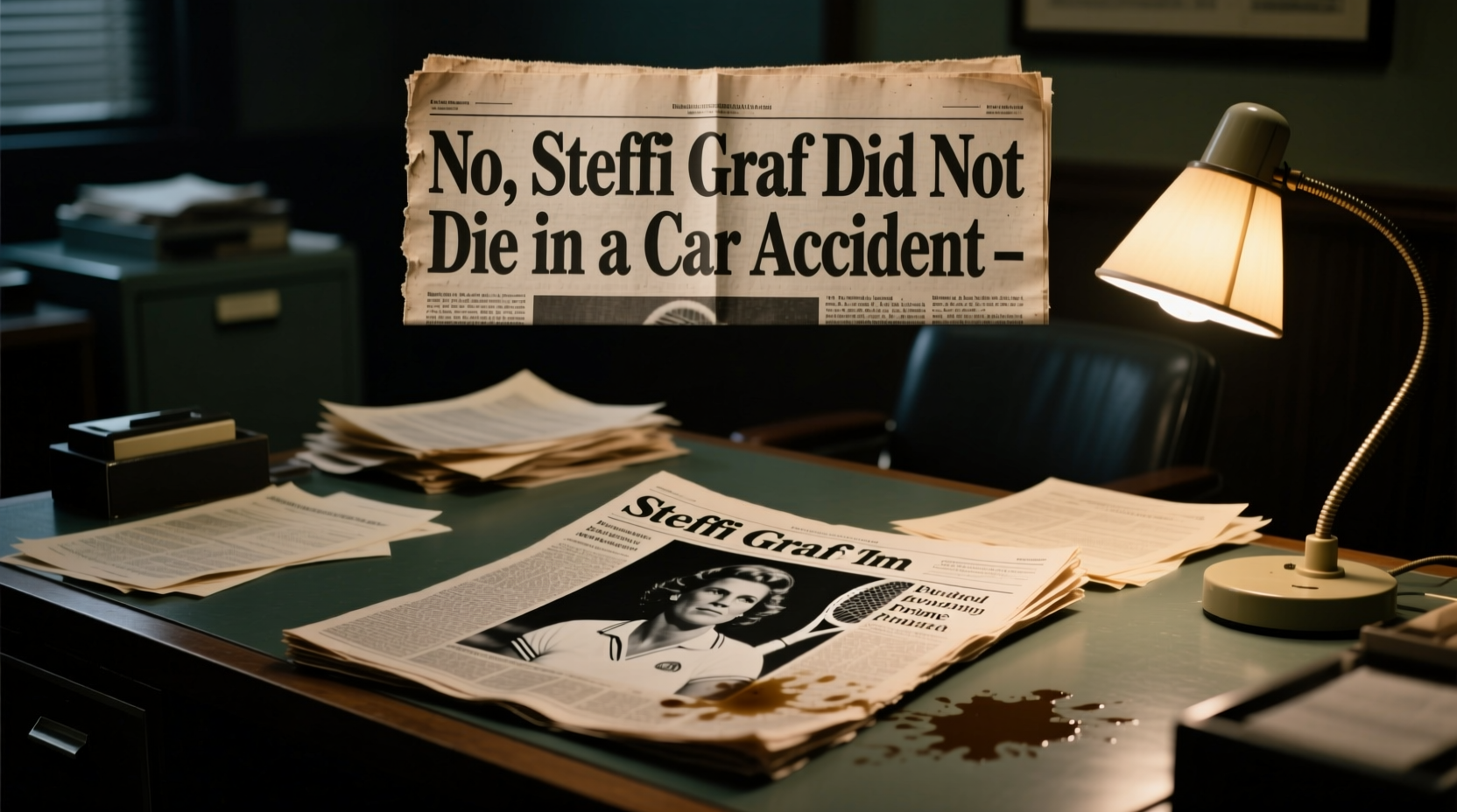 did steffi graf died in a car accident