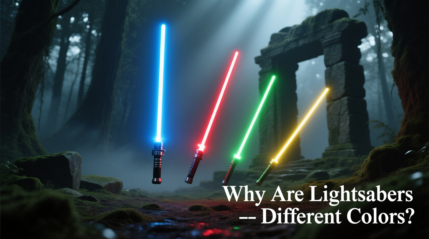 lightsaber colors explained why are they different