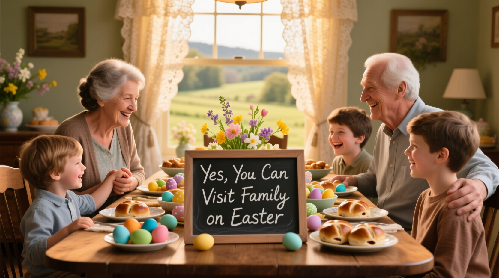 can i visit my family on easter