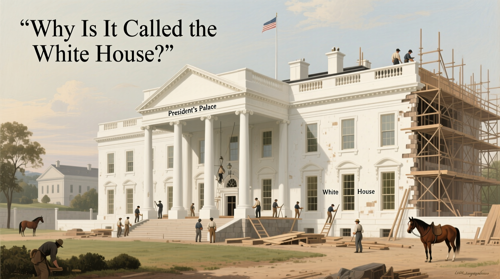 why is it called the white house the history origins explained