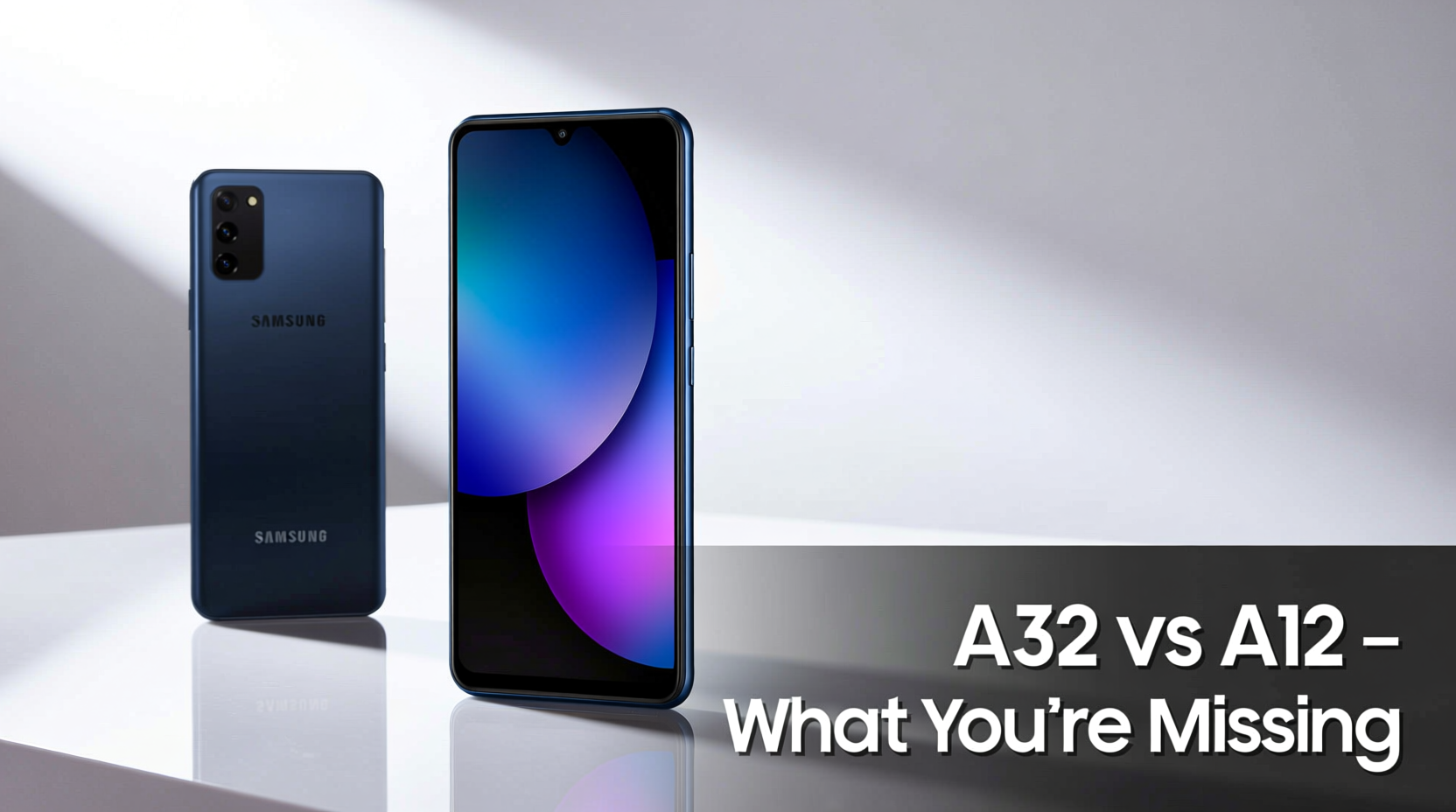 samsung a32 over a12 what am i even missing out on