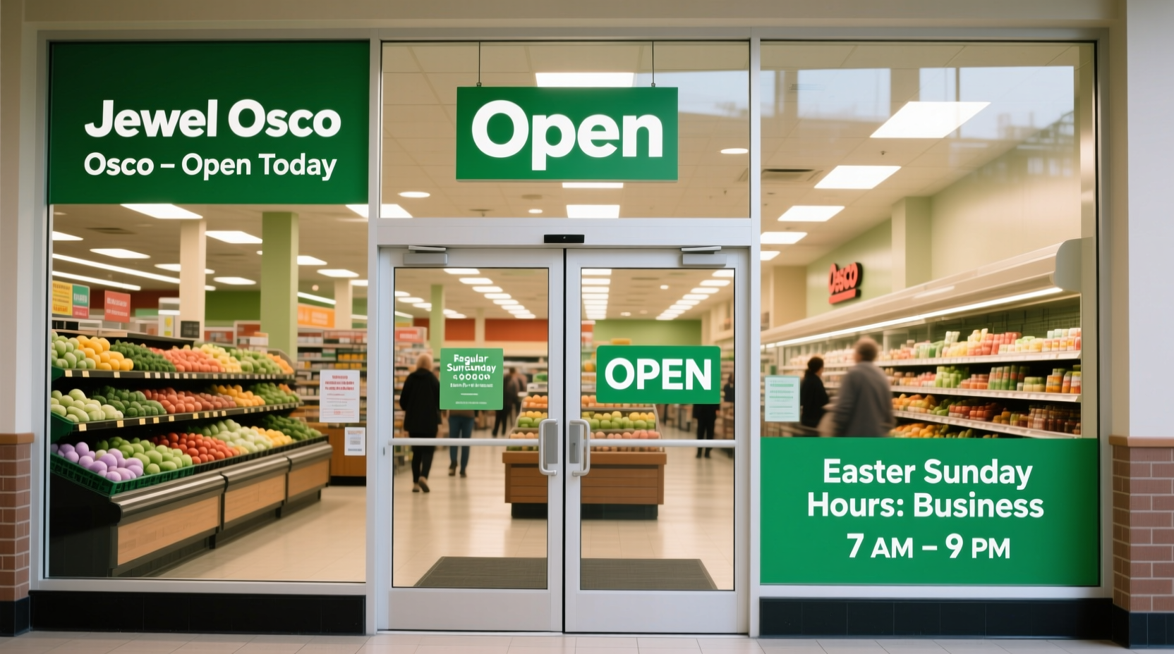 is jewel osco open on easter sunday