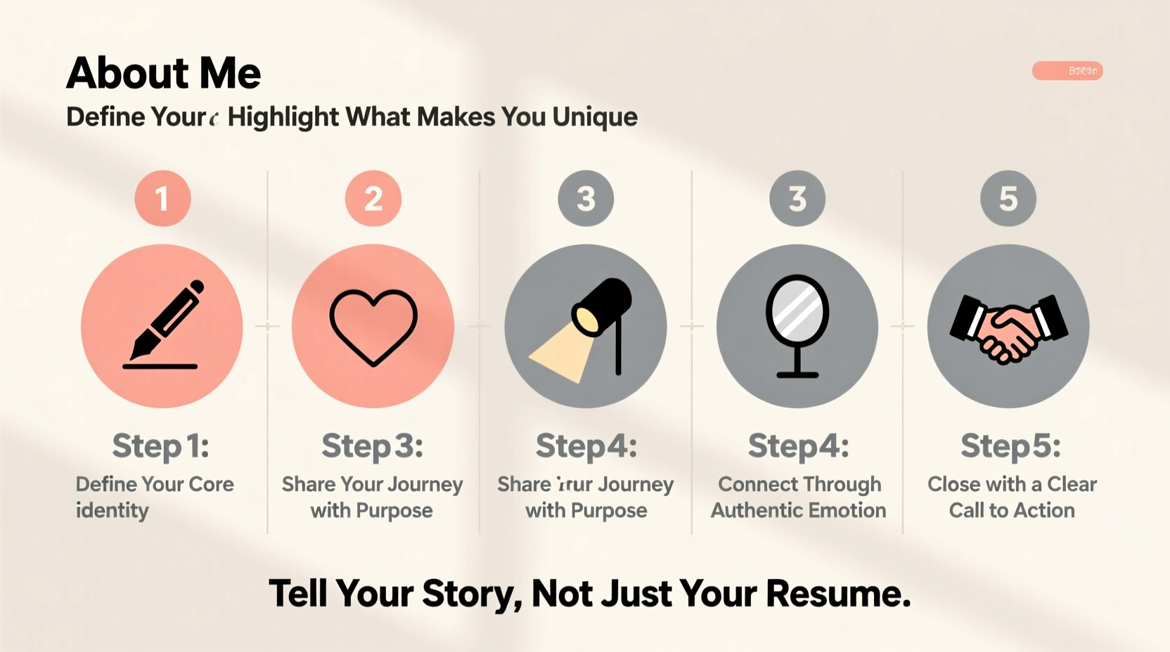 crafting a compelling about me section a step by step guide to showcasing your story