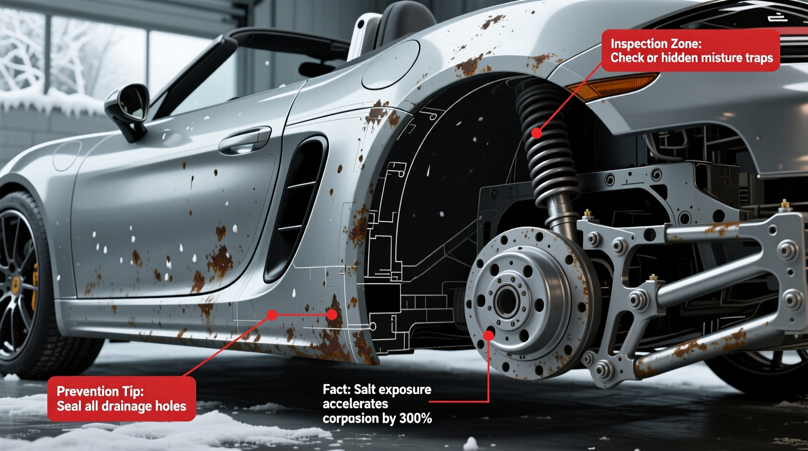 cayman 718 coa winter corrosion