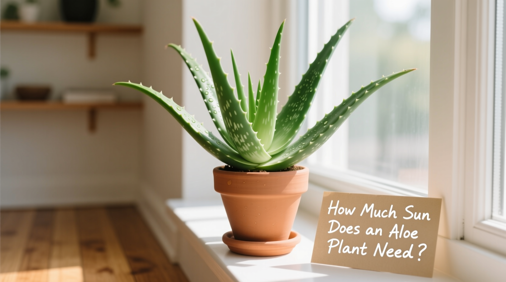 how much sun does an aloe plant need