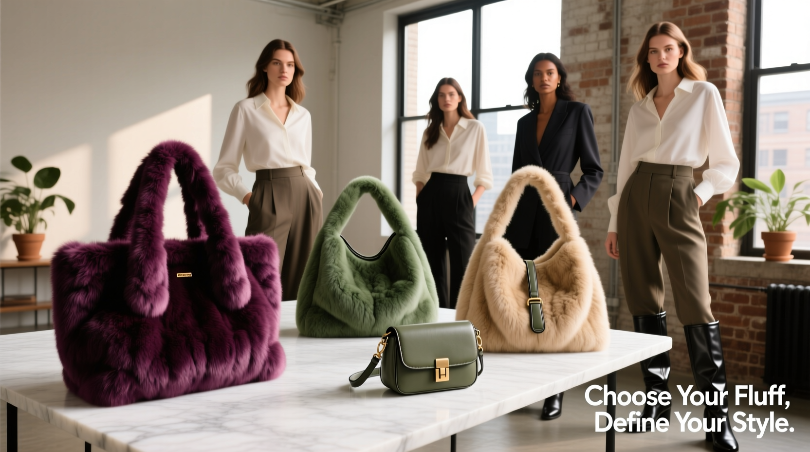 how to choose a fluffy bag that enhances your personal style and wardrobe