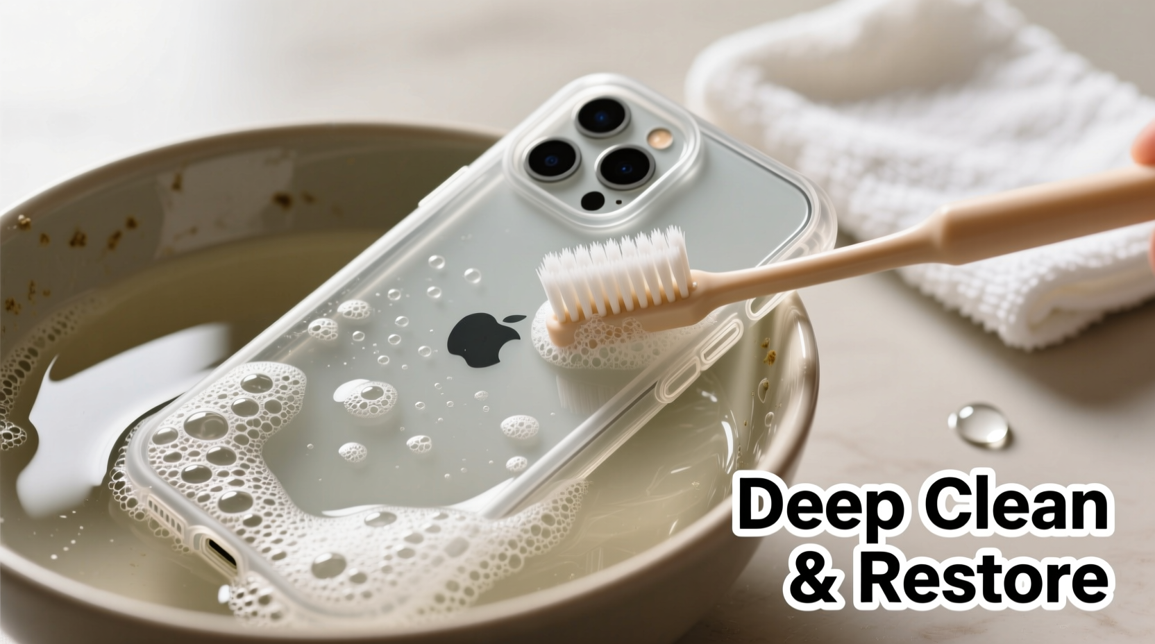effective methods to deep clean and restore your clear silicone iphone case