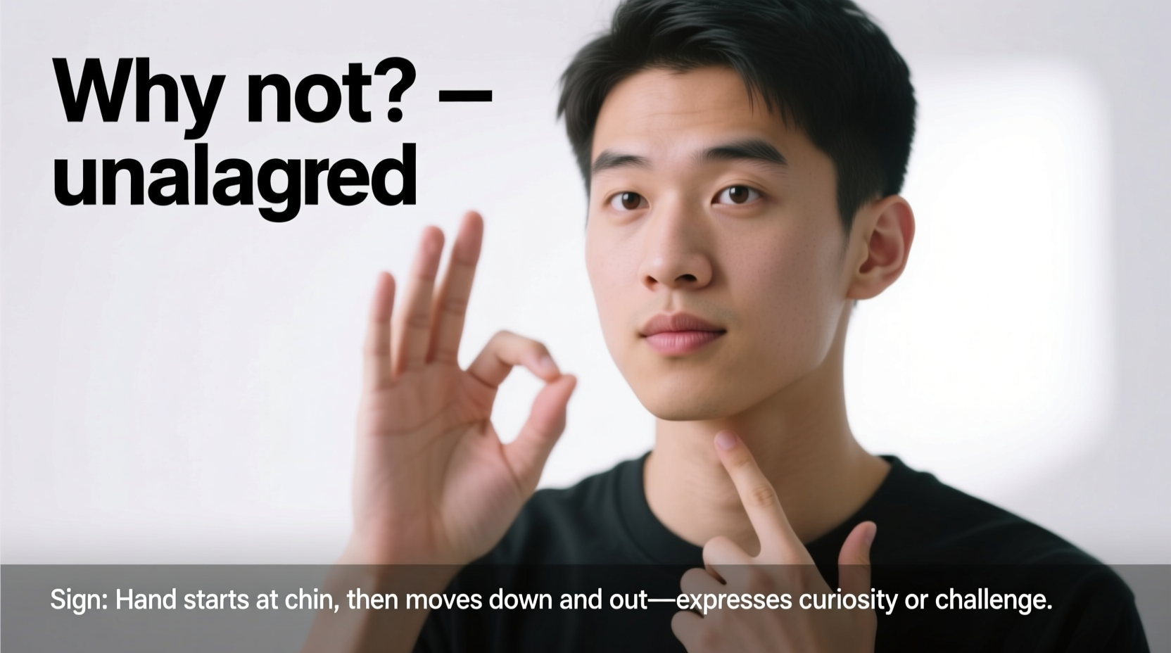 how to sign why not in asl a quick guide