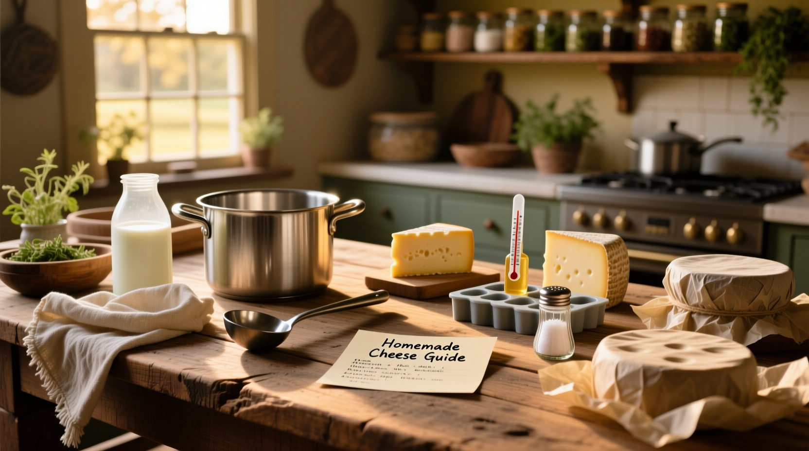 everything you need to make your own cheese