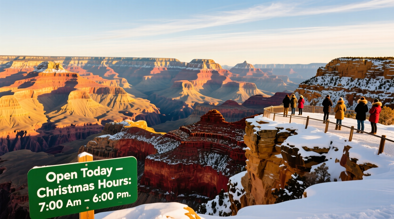 is grand canyon open on christmas