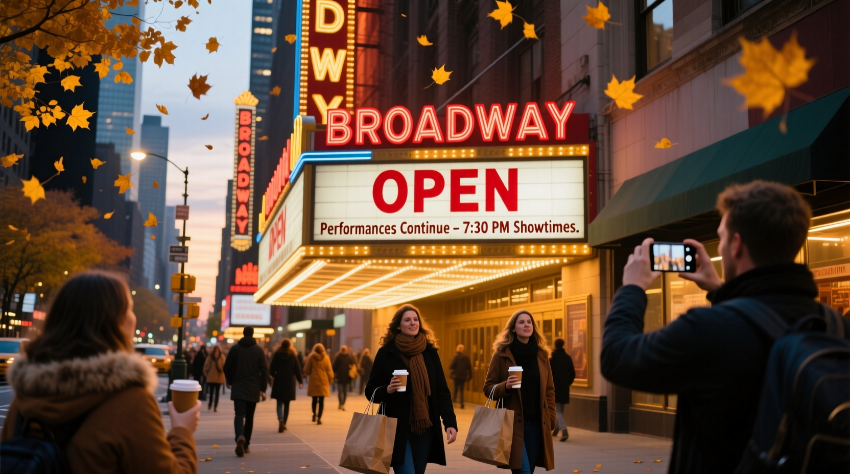 is broadway open on thanksgiving