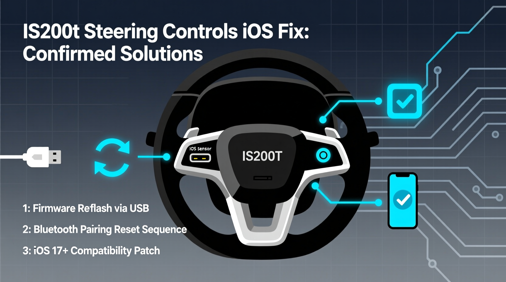 IS200t Steering Controls iOS Fix: Confirmed Solutions