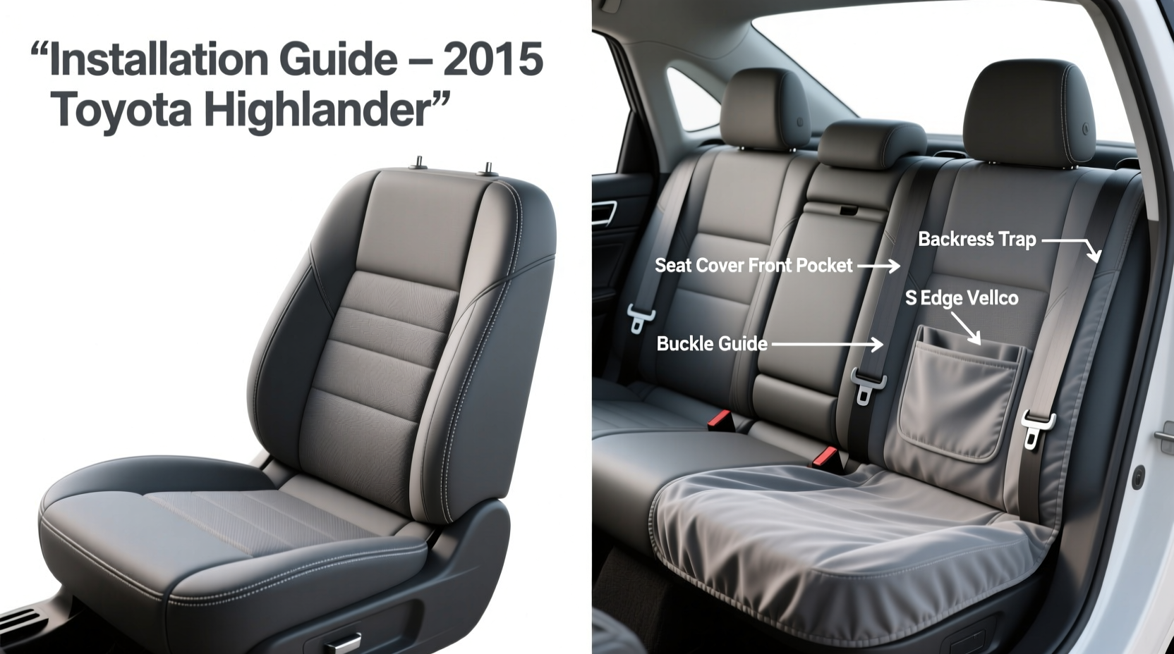 install seat covers highlander 2015