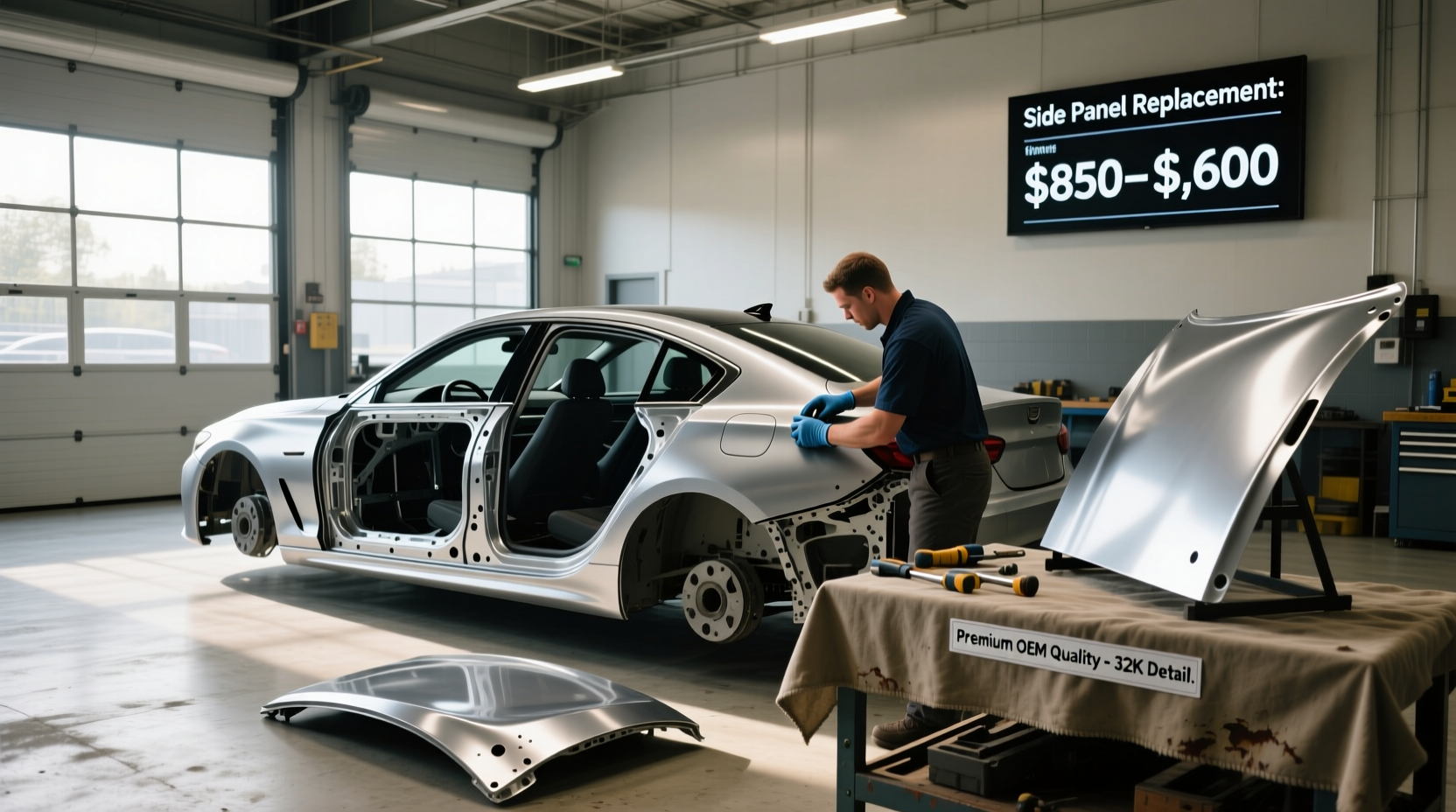 How to Choose Side Panels for Cars, How Much Does It Cost to Replace a Side Panel on a Car?