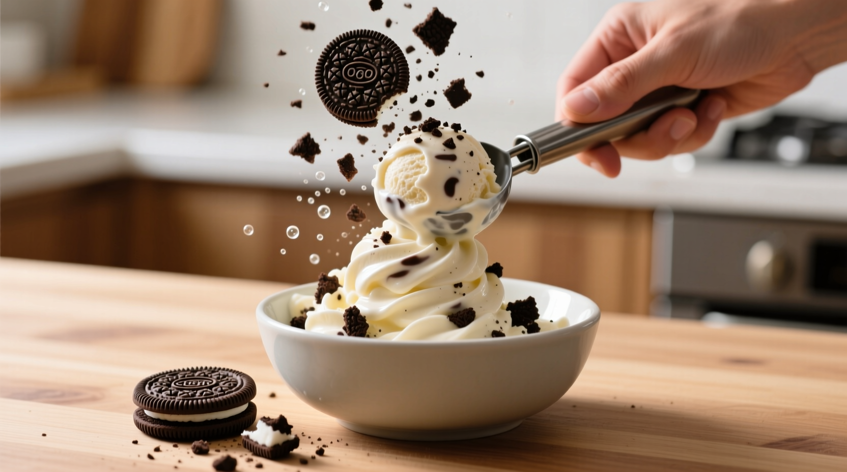 how to make homemade oreo ice cream