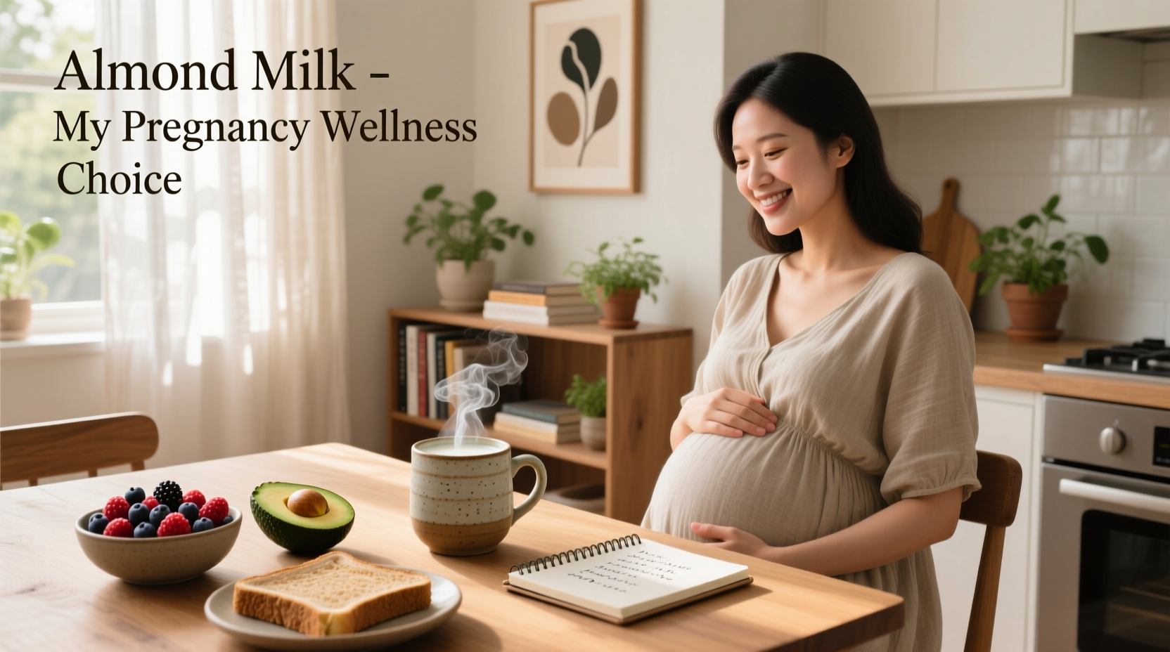 almond milk in pregnancy what to choose
