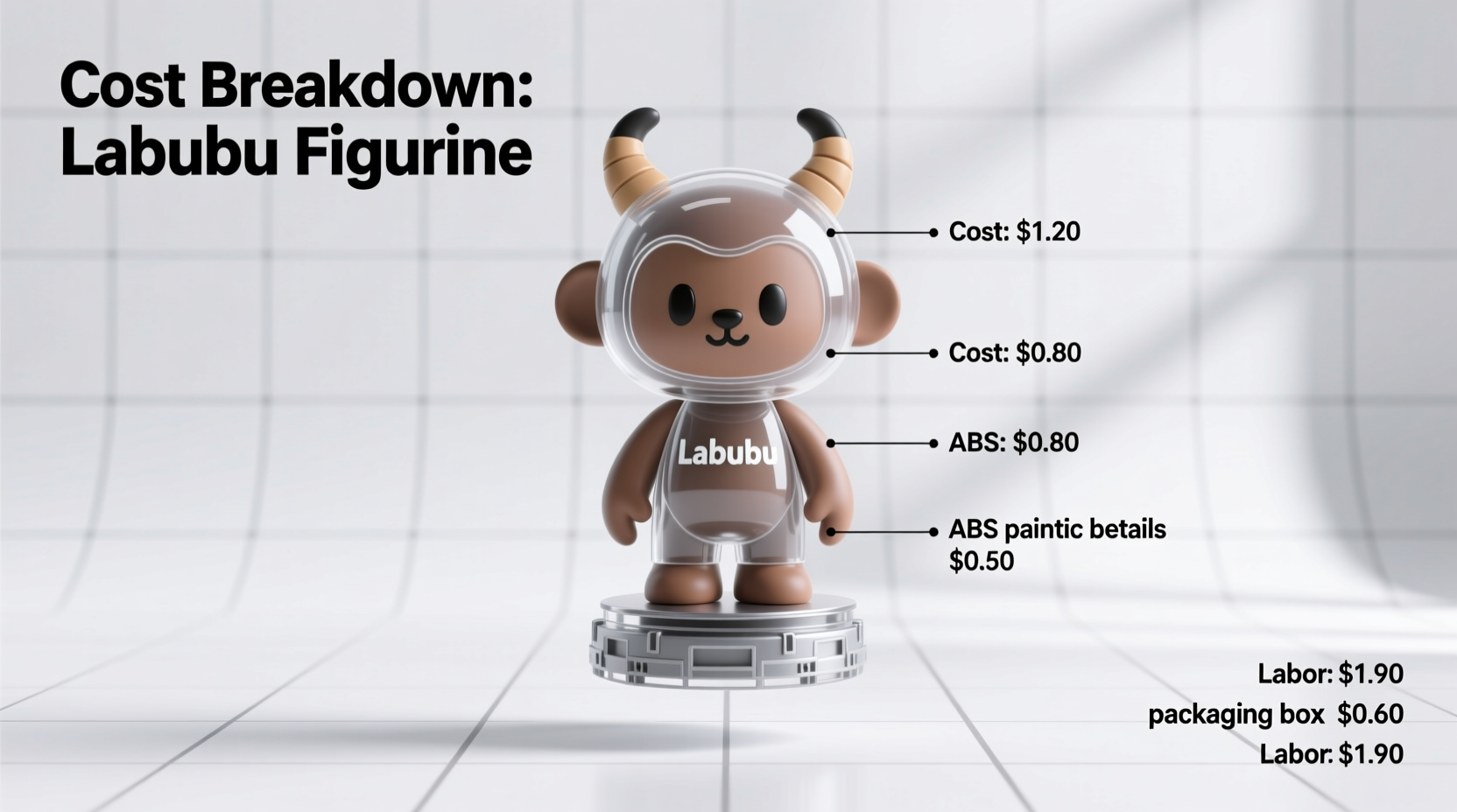 how much does it take to make a labubu
