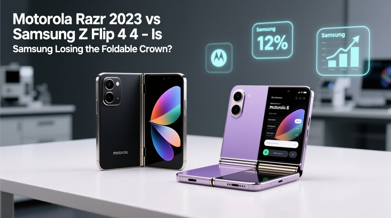 motorola razr 2023 vs z flip 4 is samsung losing the foldable crown