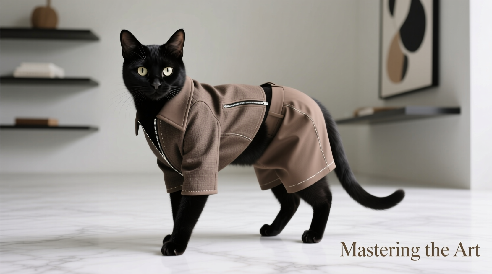 mastering the art of dressing your cat in comfortable and stylish two piece outfits