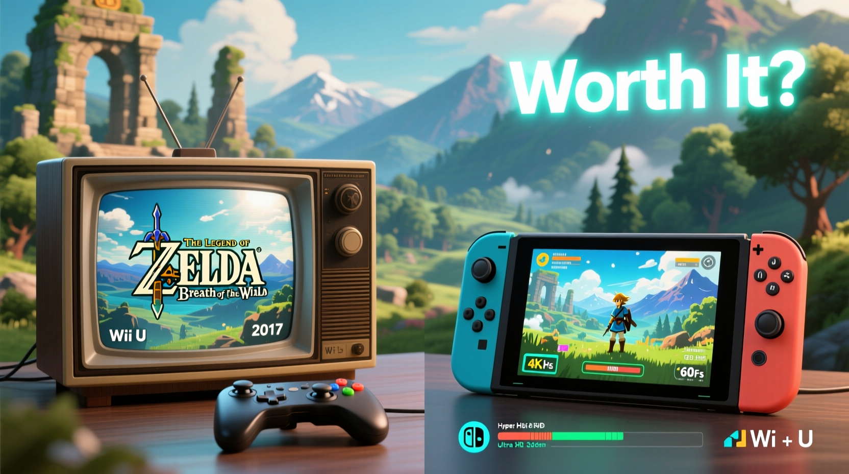 breath of the wild on switch vs wii u is the switch version really worth it