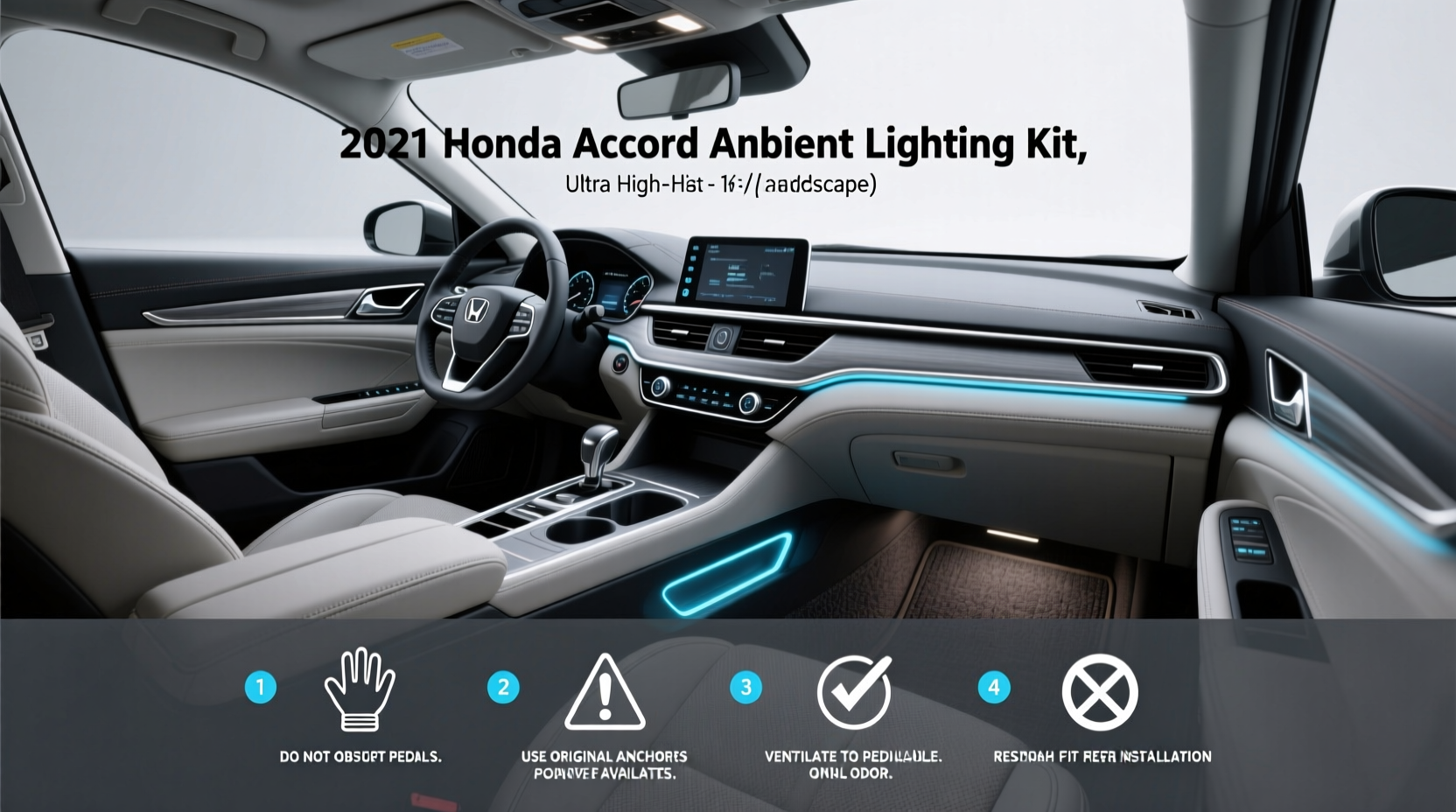 2021 Honda Accord Ambient Lighting Kit Buying Guide