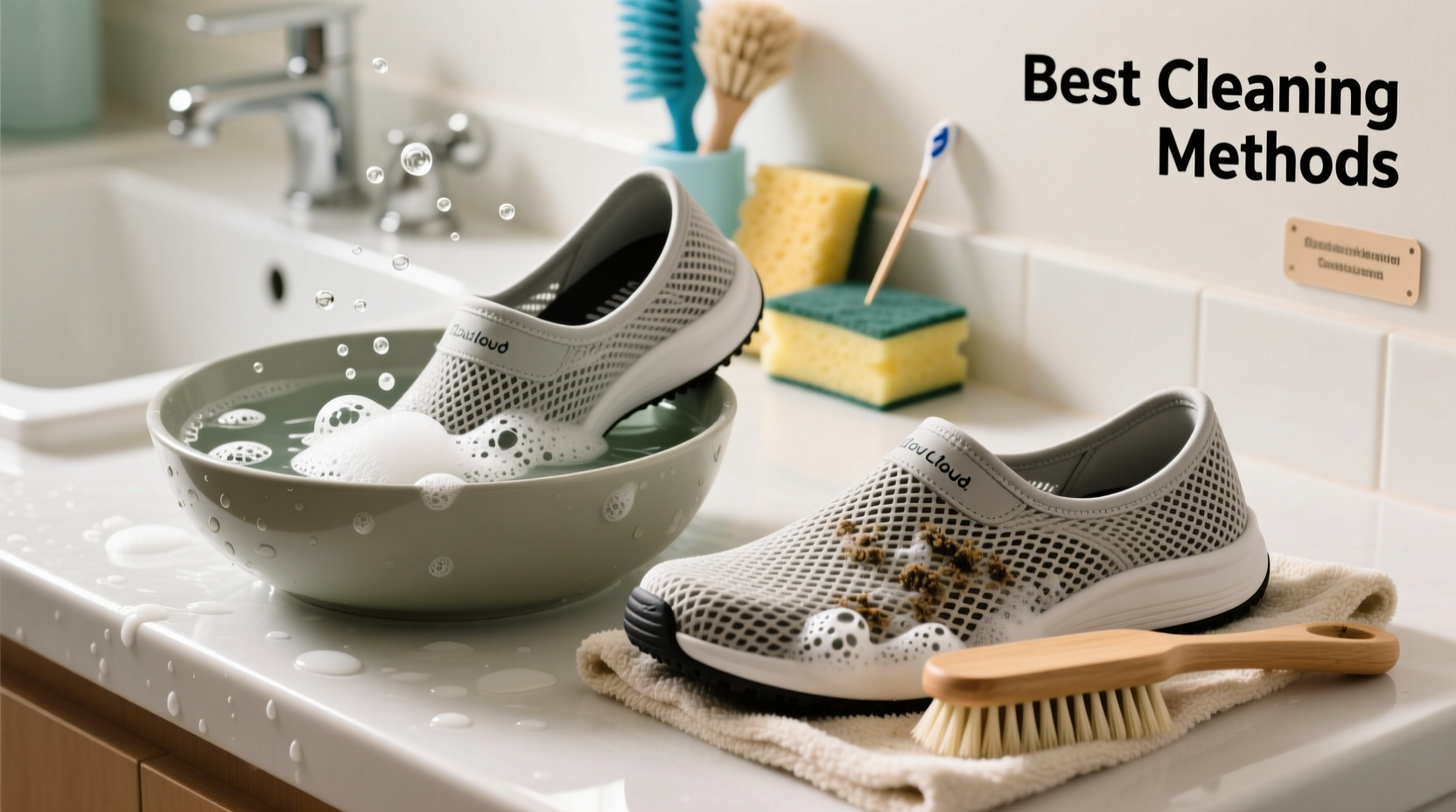 effective methods for the best way to clean on clouds shoes