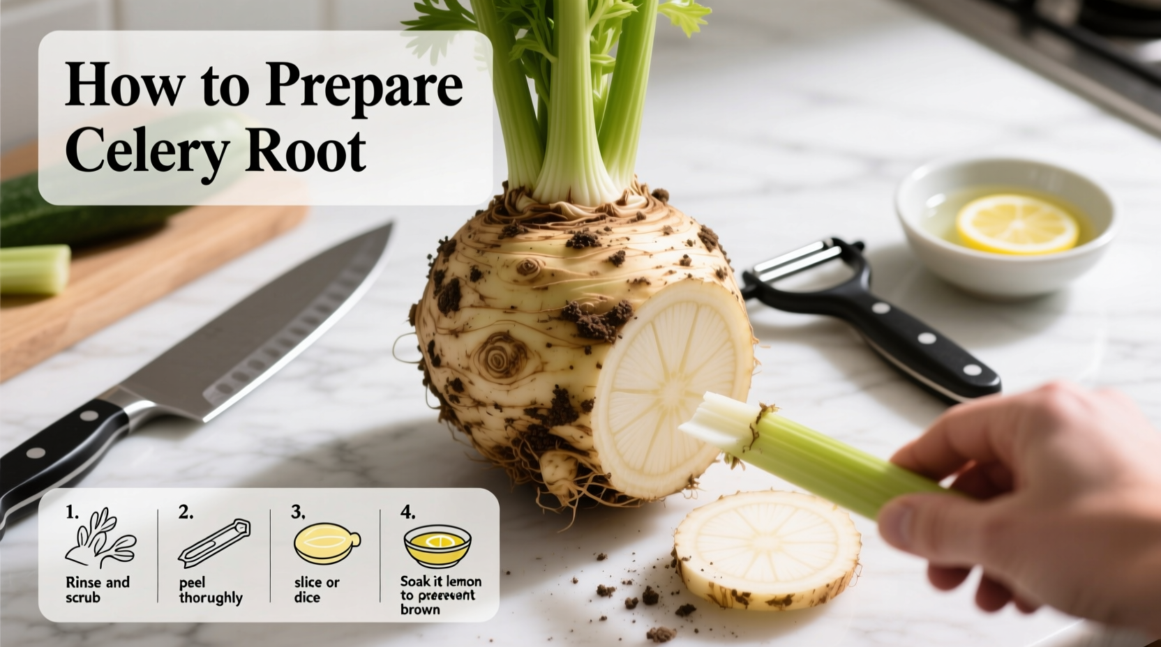 How to Prepare Celery Root: Essential Techniques