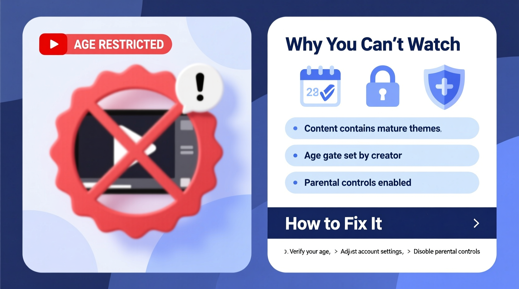 age restricted youtube videos why you cant watch how to fix