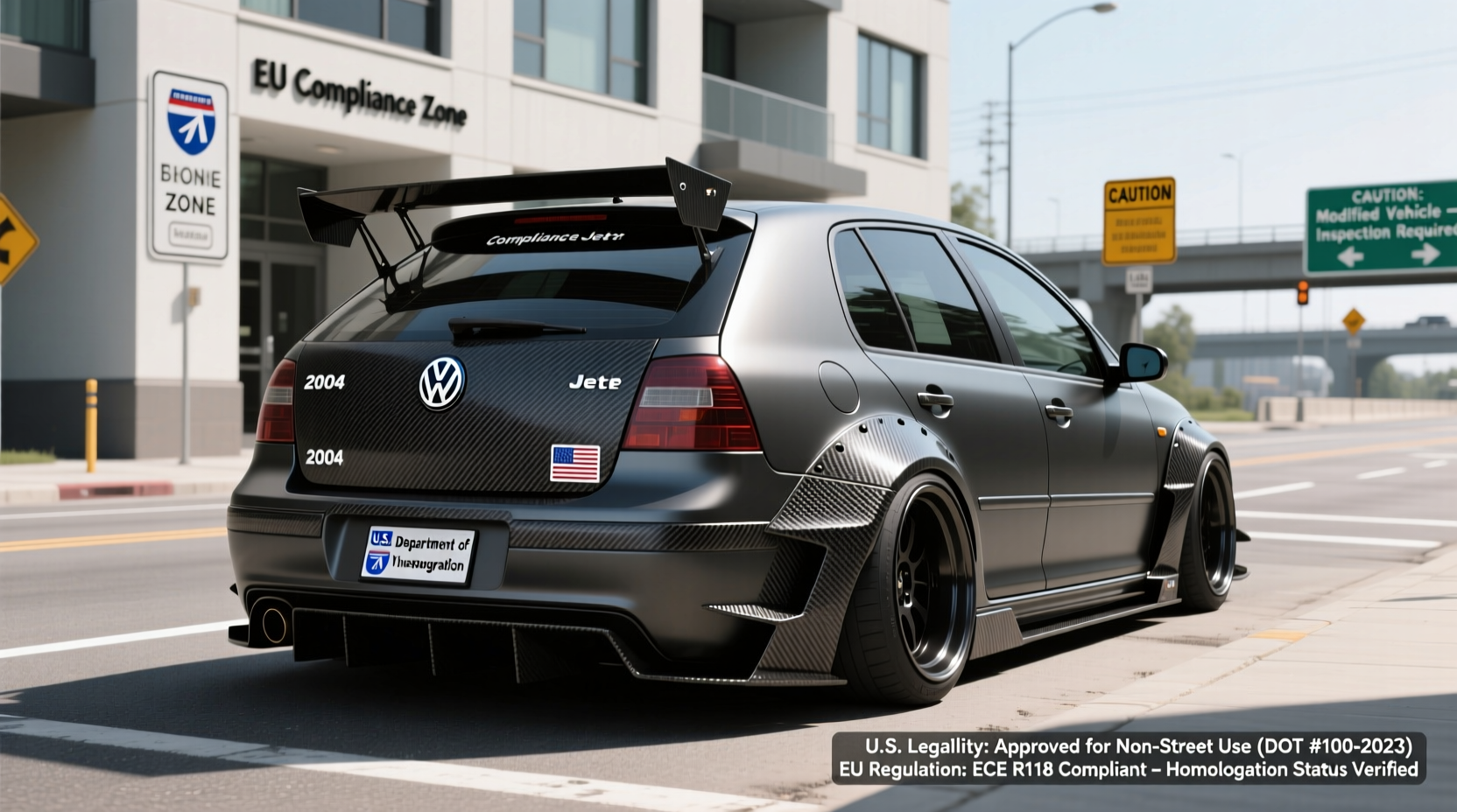 2004 jetta carbon fiber legality