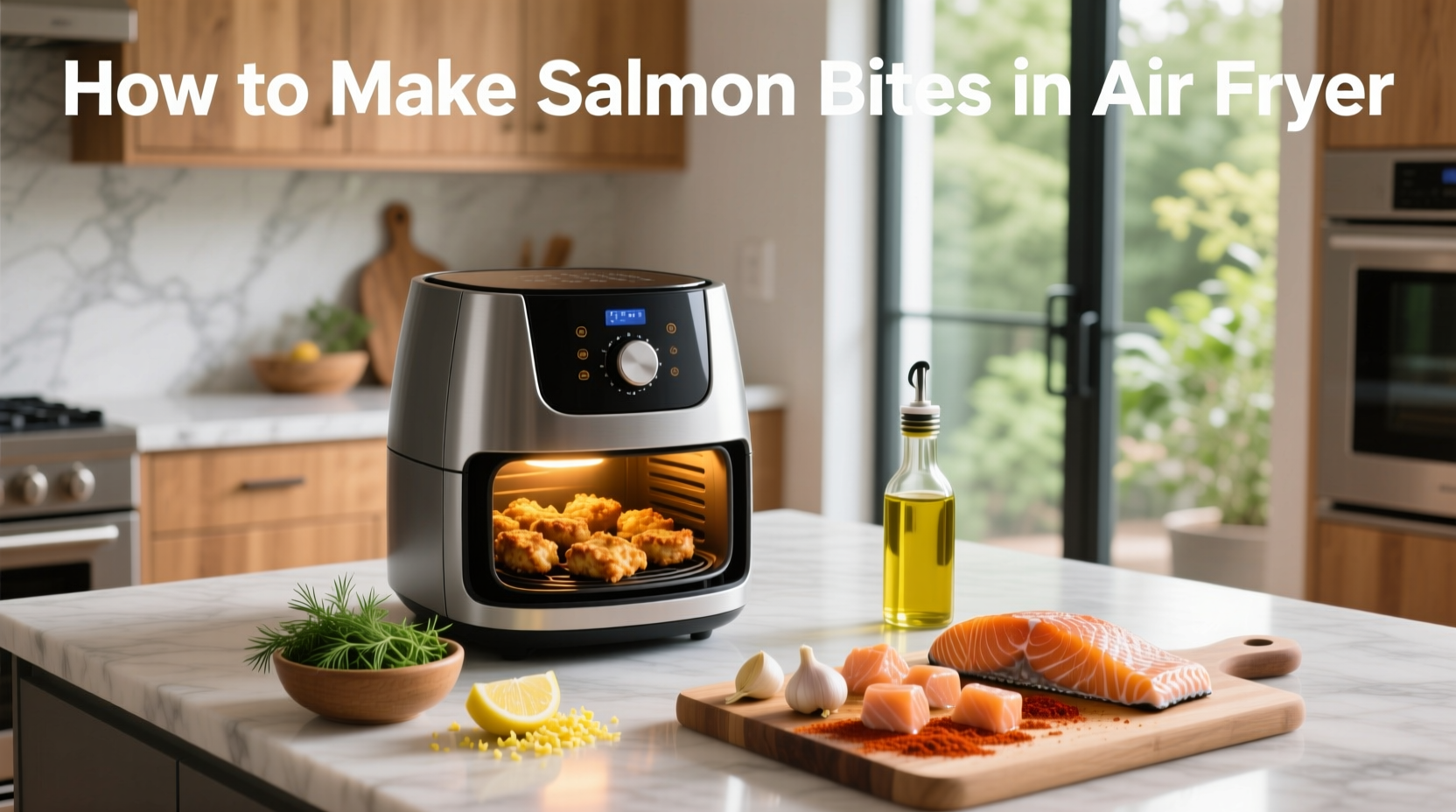 air fryer salmon bites quick healthy protein fix
