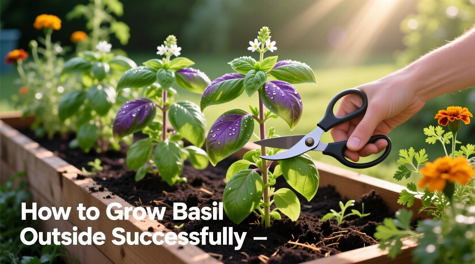 how do you grow basil outside