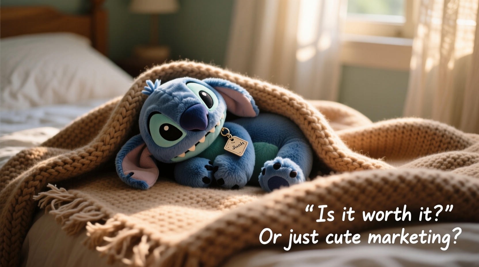 stitch plush and a blanket is it worth it or just cute marketing