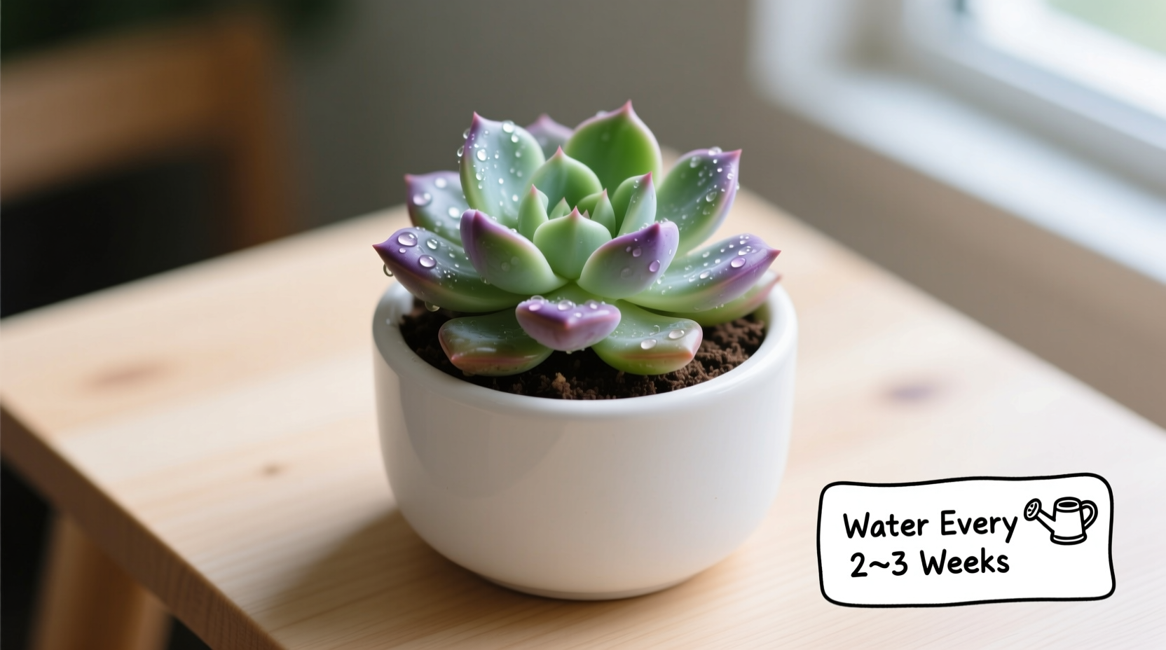 how often should a succulent be watered