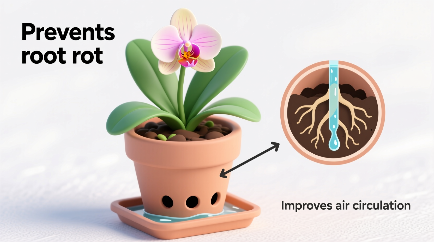 Why Do Orchid Pots Have Holes? Explained