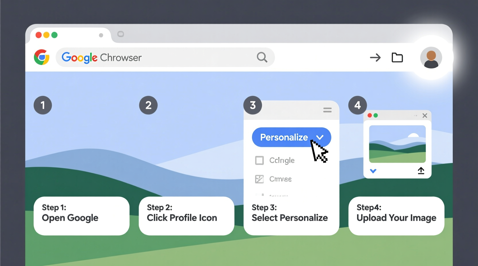 easy steps to personalize your google homepage background on a computer