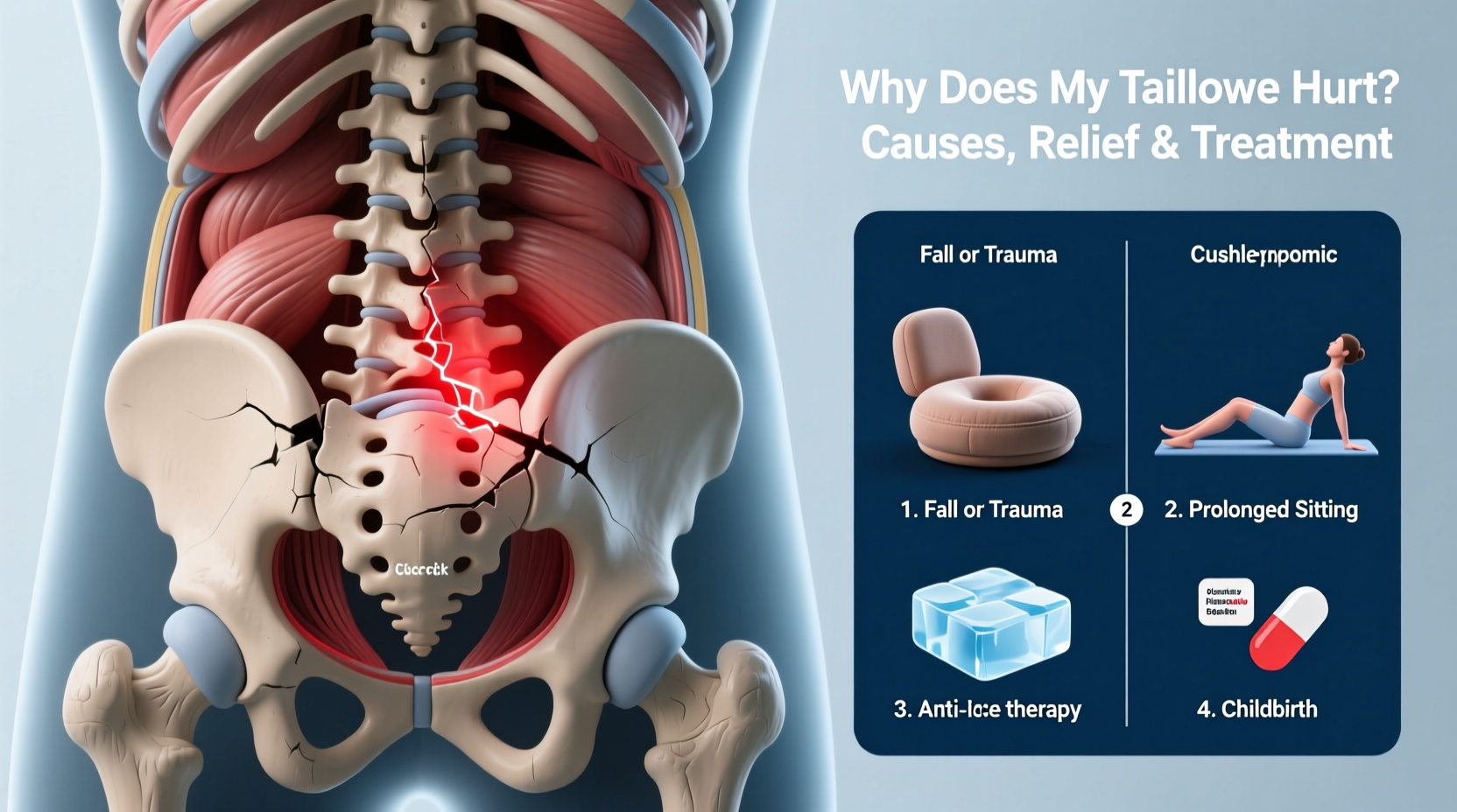 why does my tailbone hurt causes relief and treatment