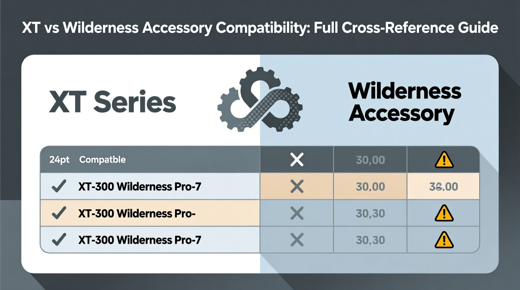 xt vs wilderness accessory compat
