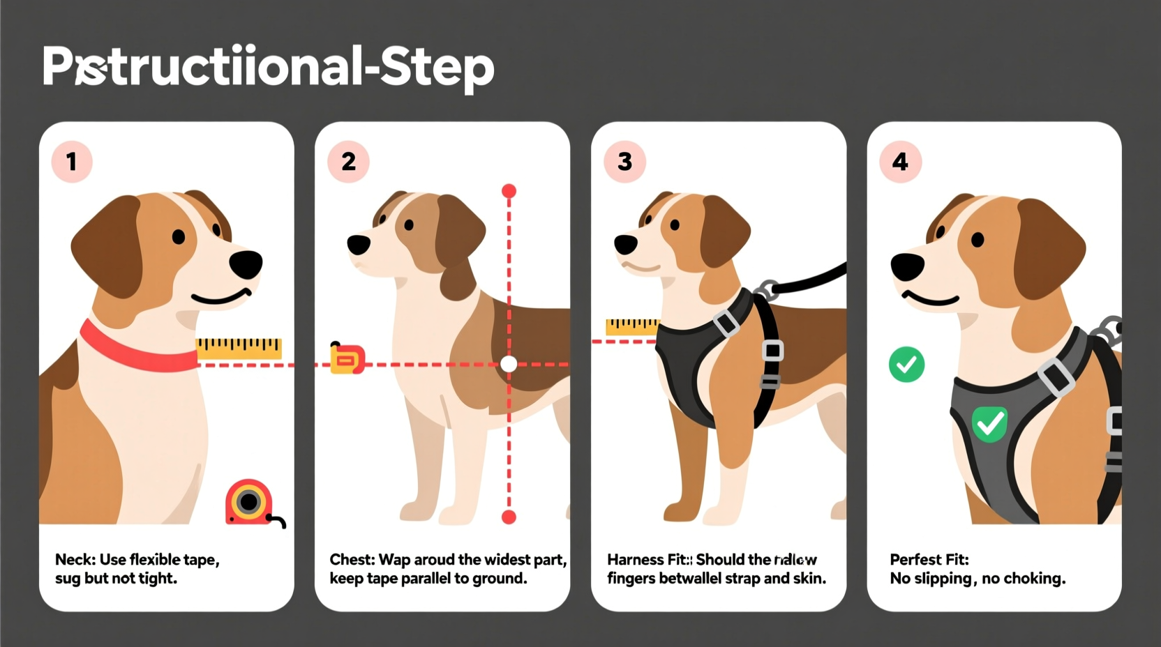 step by step guide how to accurately measure your dog for the perfect no choke harness