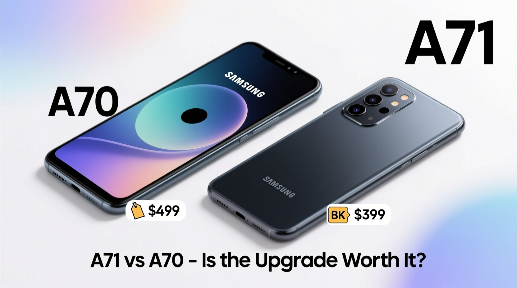 samsung a71 vs a70 is the upgrade worth it or are you just paying for the name