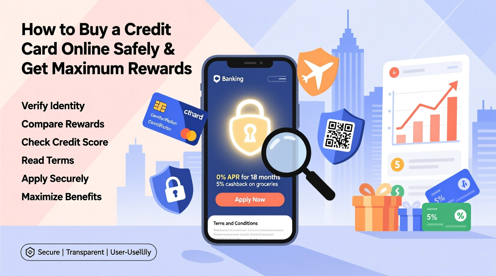 a step by step guide to safely buy a credit card online and maximize your benefits