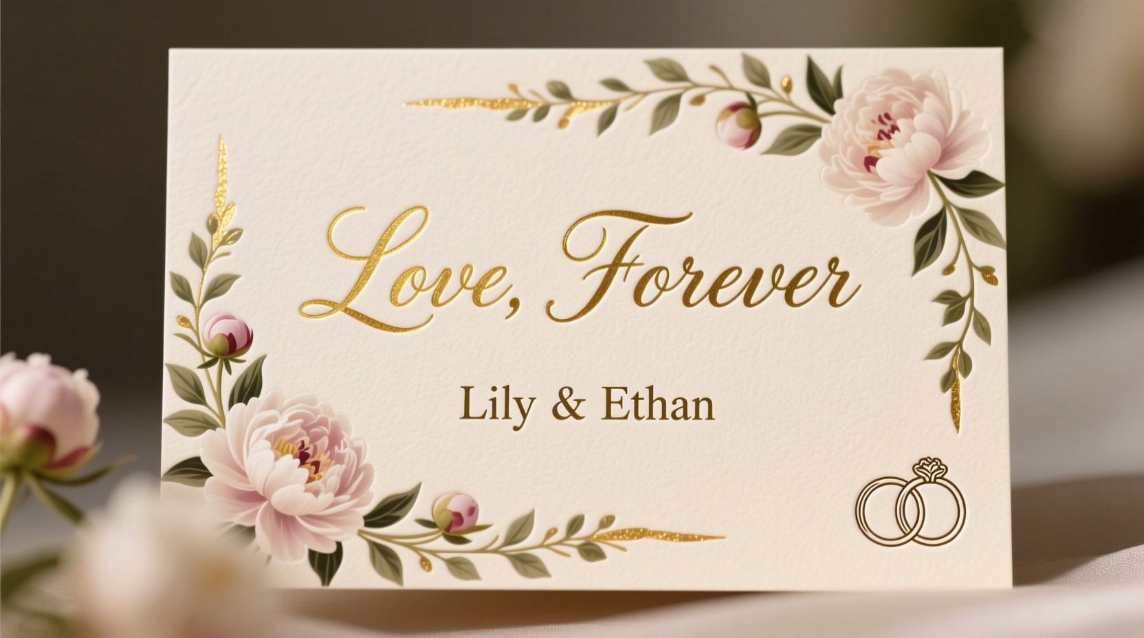 how to write in wedding card