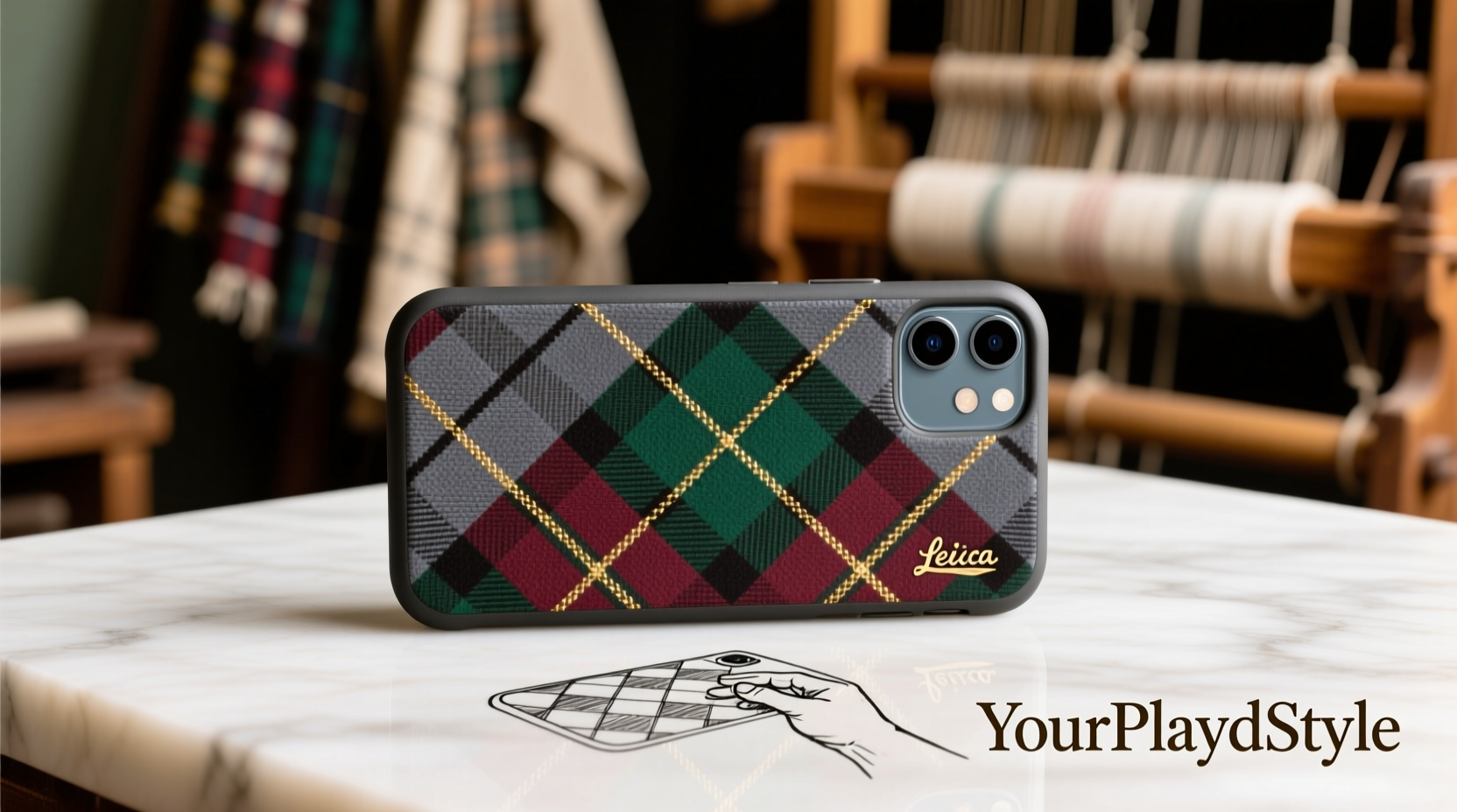 creative ways to personalize your iphone x case with a unique plaid design