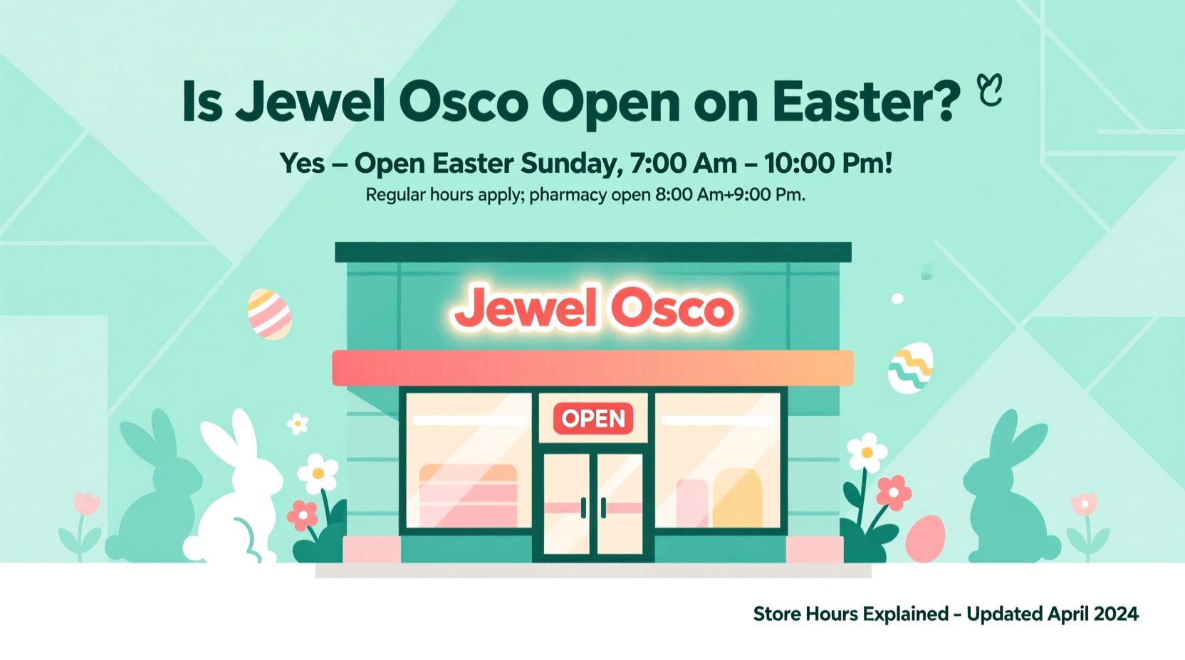 is jewel osco open on easter