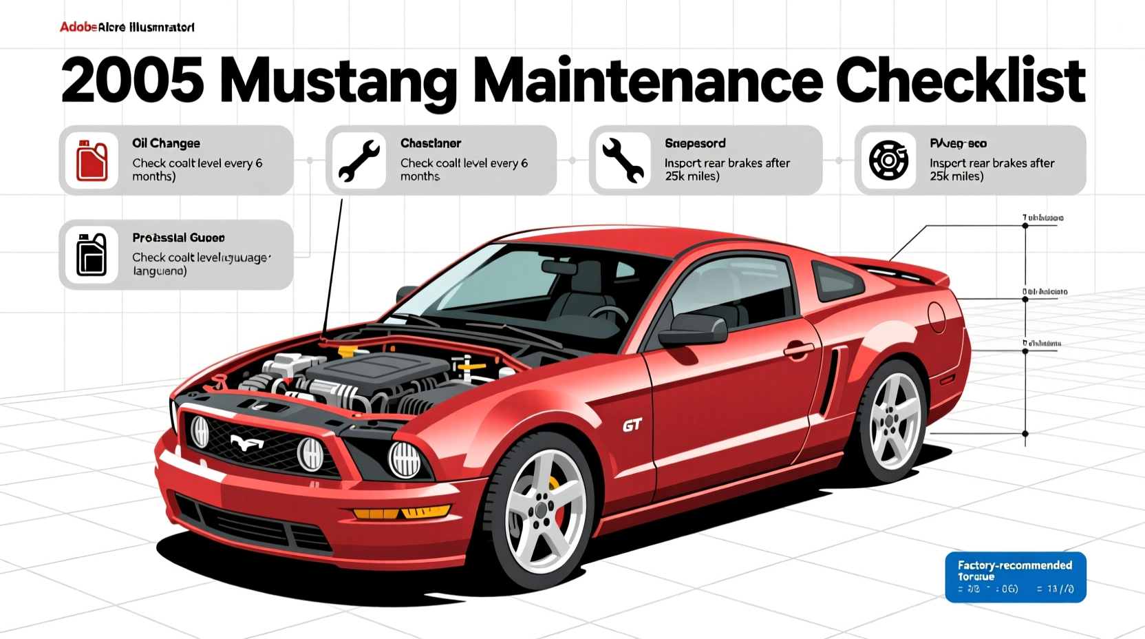 2005 mustang maintenance checklist