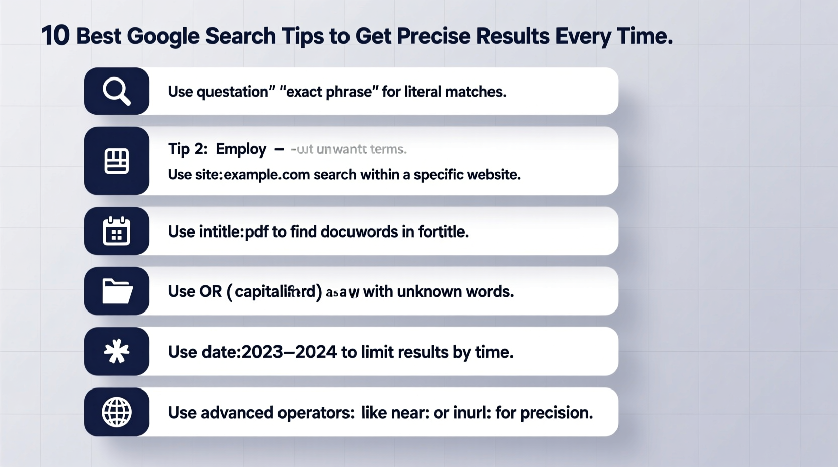 10 best google search tips to get precise results every time