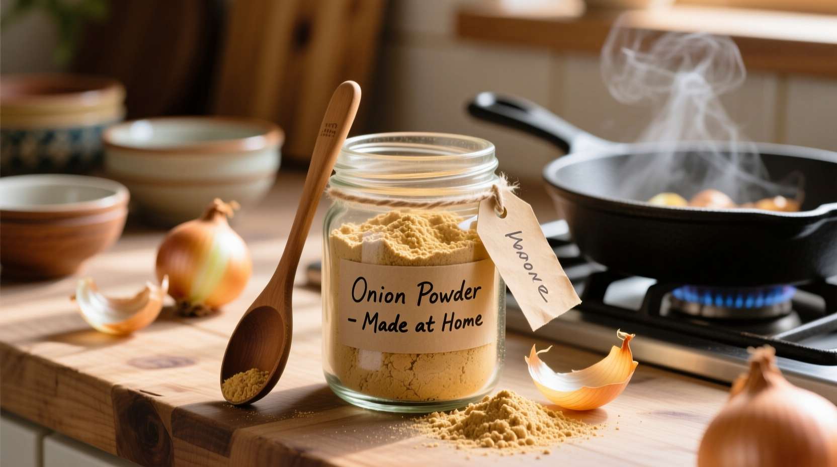 homemade onion powder