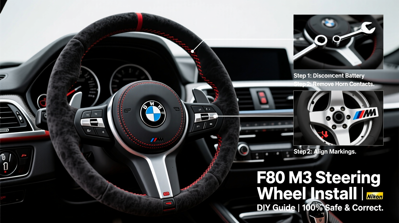 F80 M3 Steering Wheel Install DIY: Full Step-by-Step Guide