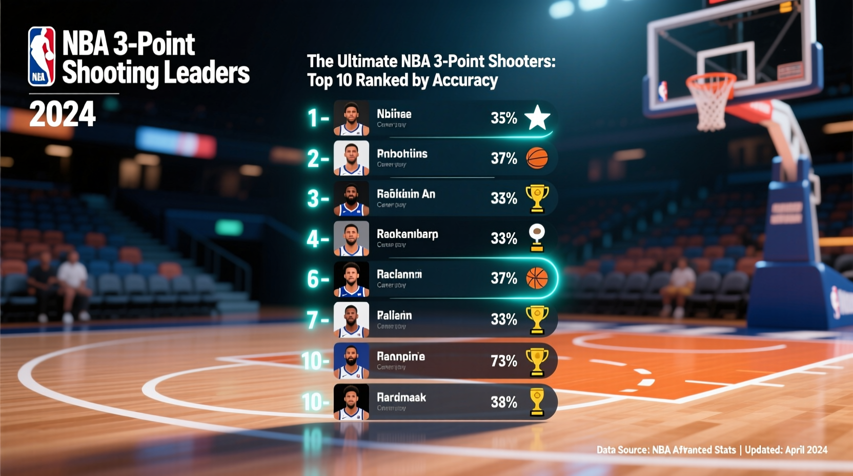 discover the most accurate list of best nba 3 point shooters