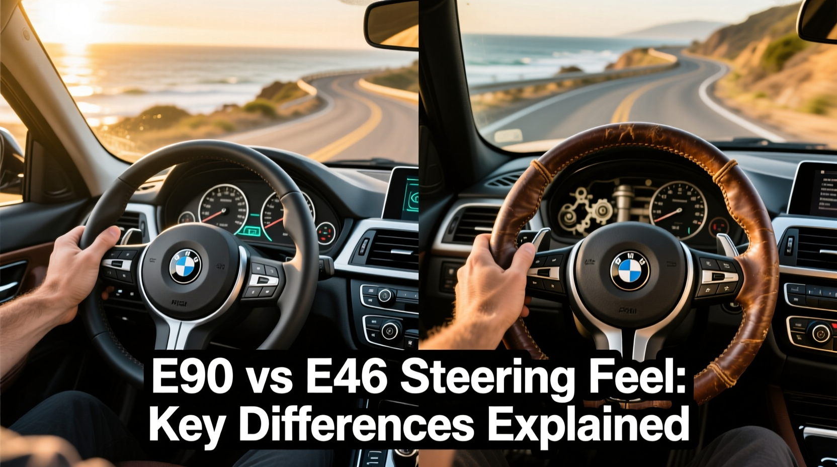 e90 vs e46 steering feel